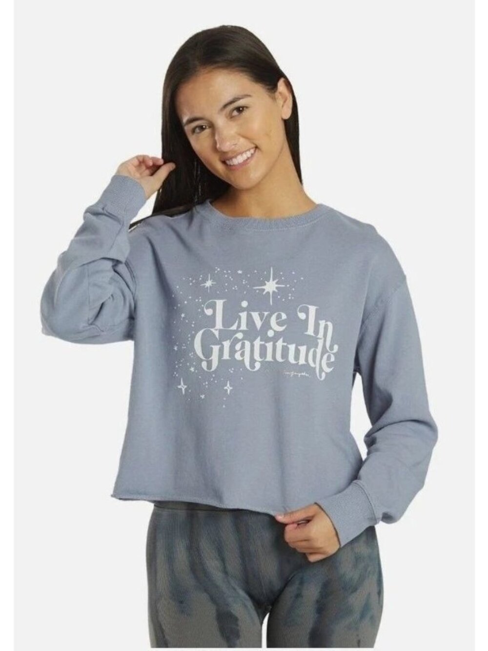 Spiritual Gangster Gratitude Sweatshirt, Size XS